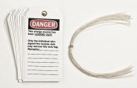 15Y642 Danger Tag, 5-3/4 x 3 In, Cardstock, PK25