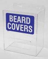 15Y769 Beard Cover Dispenser, Arcylic, Clear