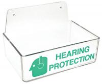15Y772 Ear Plug Dispenser, Univ, Wall Mnt