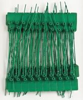15Y783 Pull Tight Seal, Plastic, Green, PK 100
