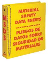 15Y929 Binder, Bilingual, 3 In. D, Polyethylene