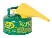 15Z005 Type I Safety Can, 1 gal., Green, 8&quot; H