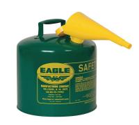 15Z007 Type I Safety Can, 5 gal., Green, 13-1/2&quot; H