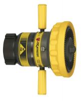 15Z213 Fire Hose Nozzle, 2-1/2 In., Yellow