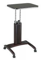 15Z231 Laptop Cart, Wood, Espresso, 20 In. H