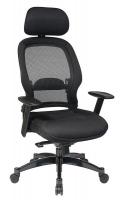 15Z285 Managerial Chair, Mesh, Black