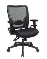 15Z287 Managerial Chair, Mesh, Black