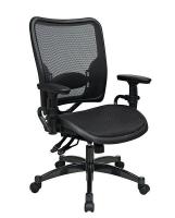 15Z289 Managerial Chair, AirGrid, Black