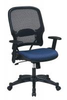 15Z301 Managerial Chair, Fabric, Indigo