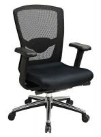 15Z303 Highback Chair, Fabric, Black