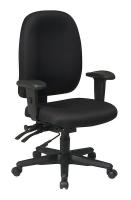 15Z321 Ergonomic Office Chair, Fabric, Black