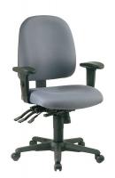 15Z323 Ergonomic Office Chair, Fabric, Gray