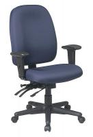 15Z328 Ergonomic Office Chair, Fabric, Navy