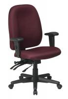 15Z330 Ergonomic Office Chair, Fabric, Burgundy