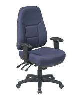 15Z342 Multi-Function Ergo Chair, Fabric, Navy