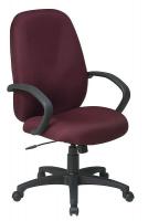 15Z345 Executive Highback Chair, Fabric, Burgundy