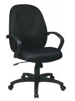 15Z346 Executive Highback Chair, Fabric, Black