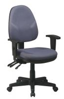 15Z364 Ergonomic Office Chair, Fabric, Gray