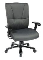 15Z372 Executive Big/Tall Chair, Fabric, Gray