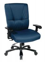 15Z373 Executive Big/Tall Chair, Fabric, Blue