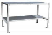 16A316 Work Table, 2 Shelf, 48Wx24Dx35H