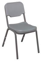 16A329 Stack Chair, Charcoal, PK4