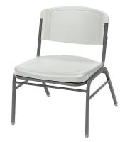 16A331 Stack Chair, Platinum, PK4