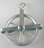 16A382 Well Wheel Pulley Block, Fibrous Rope