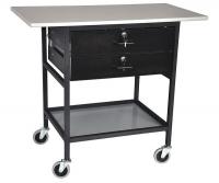 16A699 Ergonomic Mobile Work Table, 40 In. L