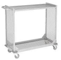 16A703 Utility Cart, Cap 400 Lb, 41x18, 2 Shelves