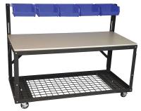 16A707 Mobile Work Center, 500 lb., 30 In. W