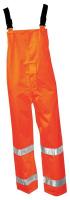 16A788 Hi-Vis Rain Bib Overall, Class 3, OR, L