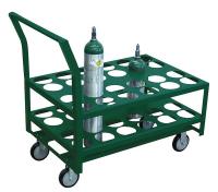 16C336 Medical Cylinder Cart, Cap 1200 Lb, 24x36