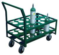 16C339 Medical Cylinder Cart, Cap 2000 Lb, 24x36