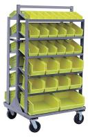 16C698 Bin Cart, 37x31x66 In., 2000 lb. Cap.