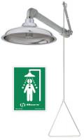 16D402 Emergency Shower, Horizontal, 20 gpm