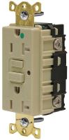 16D507 GFCI, Hospital Grade, NEMA 5-20R, Ivory