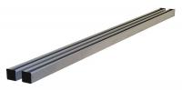 16D606 Upright Supports, 60W x 1-5/8D x 5 H, Gray