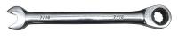 16D674 Ratcheting Combination Wrench, 7/16 in.