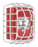 16D841 9-ga wire cage protects horn/strobe/spkr