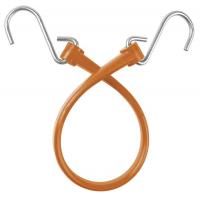 16D939 Bungee Strap, S-Hook, 18 In.L, Tan