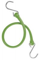 16D942 Bungee Strap, S-Hook, 24 In.L, Green