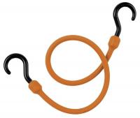 16D975 Bungee Cord, Hook, 24 In.L, Tan