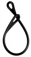16D994 Bungee Cord, Loop, 16 In.L, Black