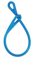 16D995 Bungee Cord, Loop, 16 In.L, Blue