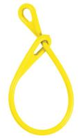 16E312 Bungee Cord, Loop, 16 In.L, Yellow