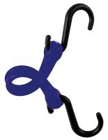 16E318 Bungee Strap, S-Hook, 7 In.L, Purple