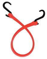 16E343 Bungee Strap, S-Hook, 19 In.L, Red