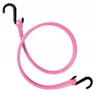 16E353 Bungee Strap, S-Hook, 31 In.L, Pink