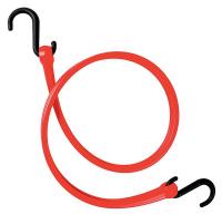 16E354 Bungee Strap, S-Hook, 31 In.L, Red